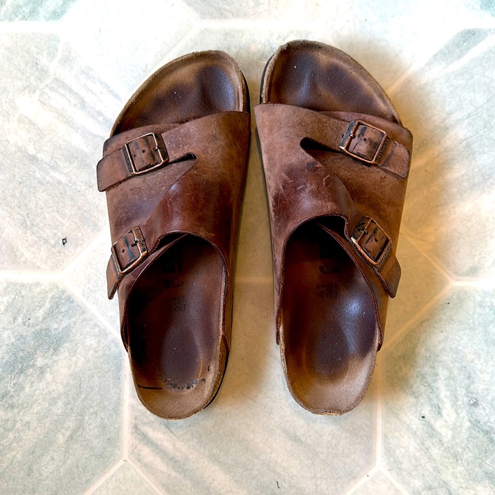 Birkenstock Zürich Sandals Leather Size 41